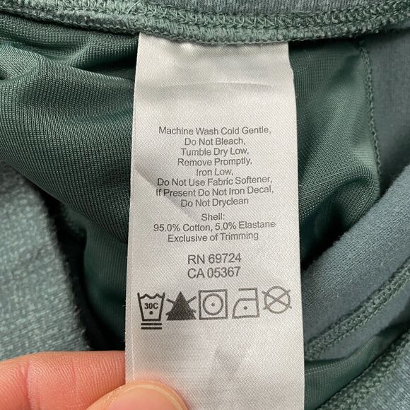 Columbia Leggings Womens Medium Green Capri Pockets Slim Outdoor Gym Running - Picture 4 of 14